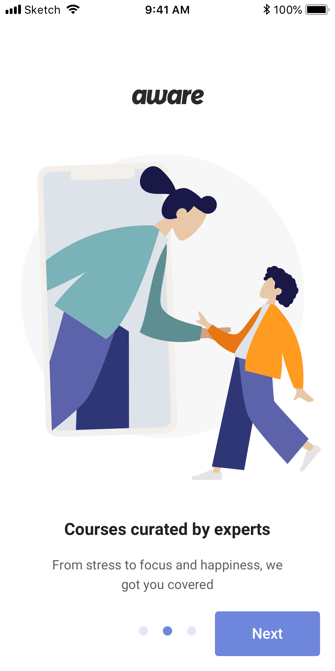 Onboarding, slide 3
